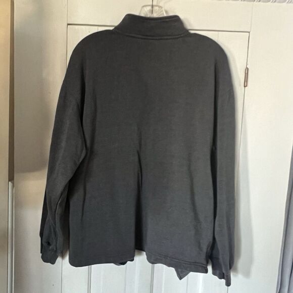 Cooperstown Dreams Park Pullover Baseball Sport Sweater 1/4 Zip Gray Size Small - Picture 5 of 6